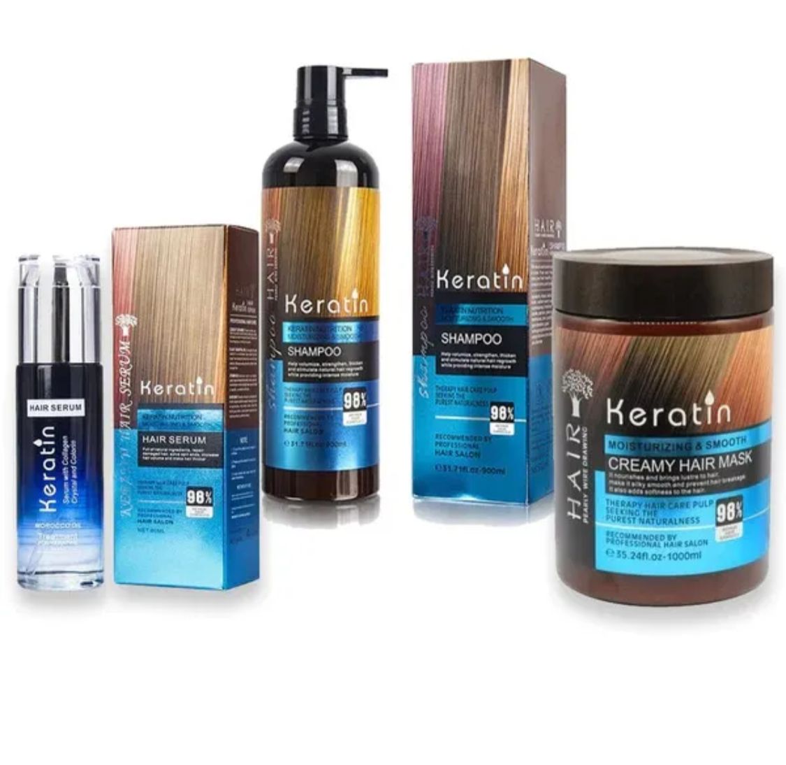 Keratin Nutrition moisturizing and smooth hair care